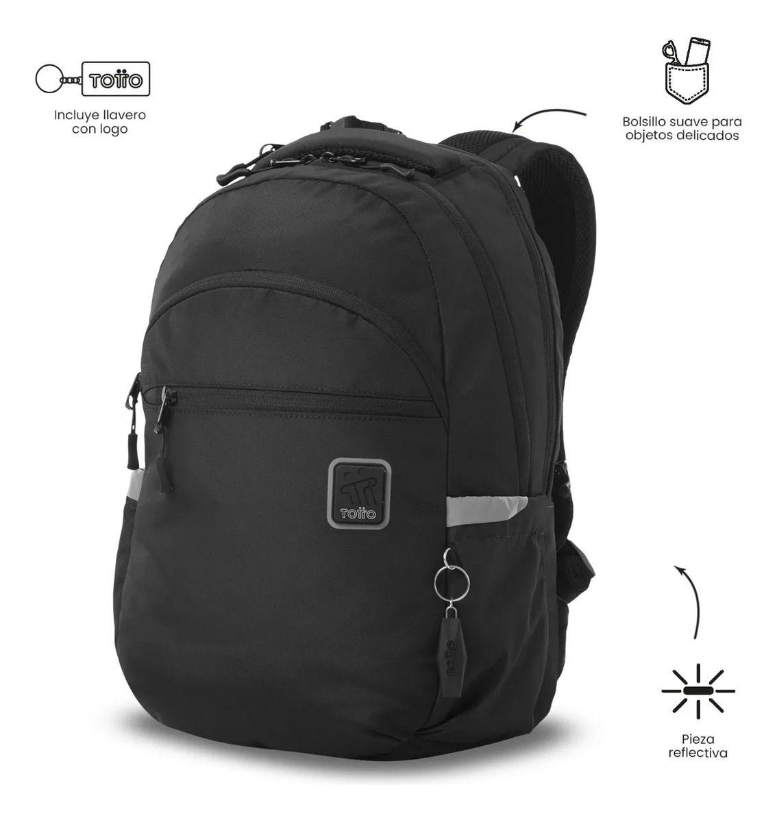 Mochila Universitario  Porta Pc 15  Indo 2.0 Negro-5