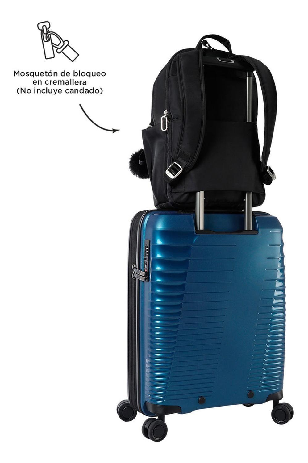 Mochila Ejecutiva Mujer Totto Adelaide 1 2.0 Negro/black-7