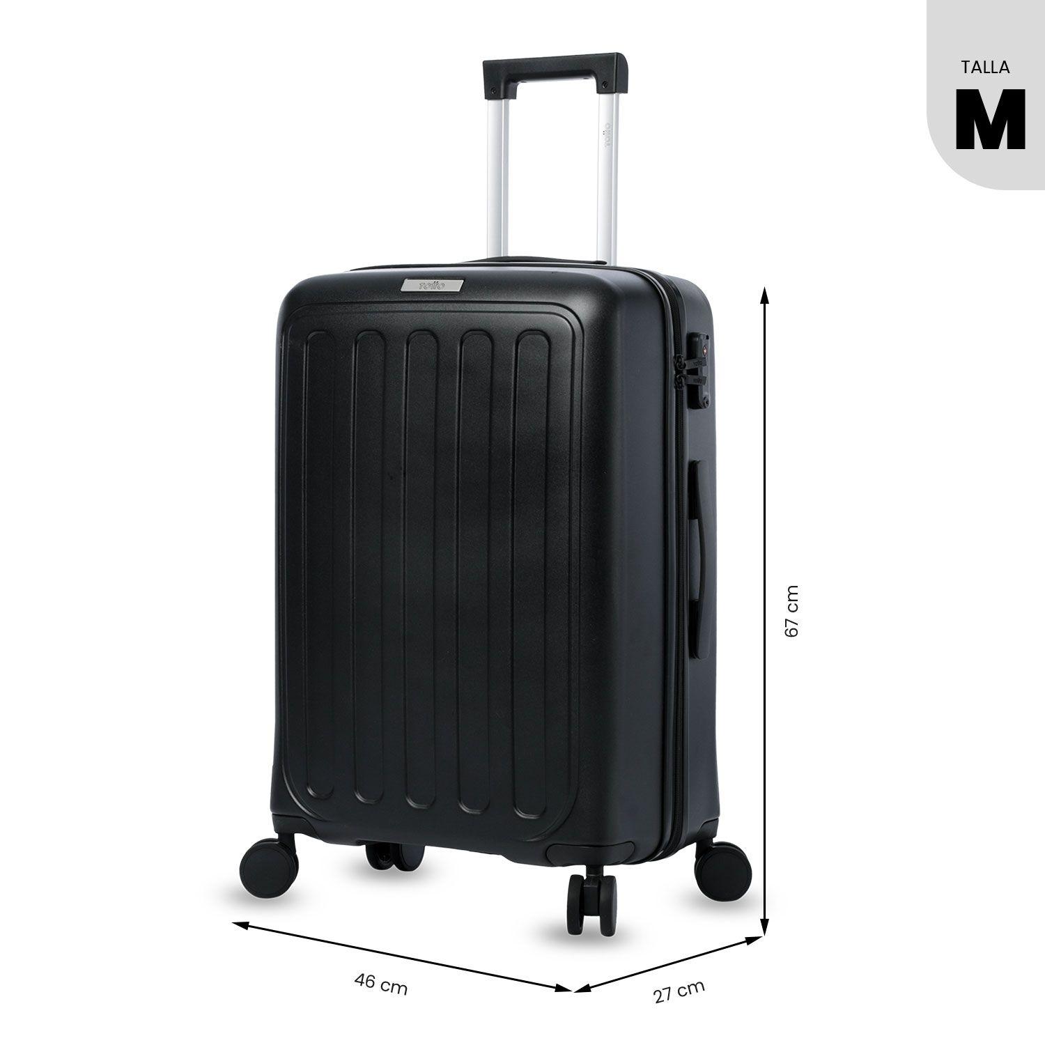 Maleta de Viaje Mediana 360 Kaland Negra Totto-2