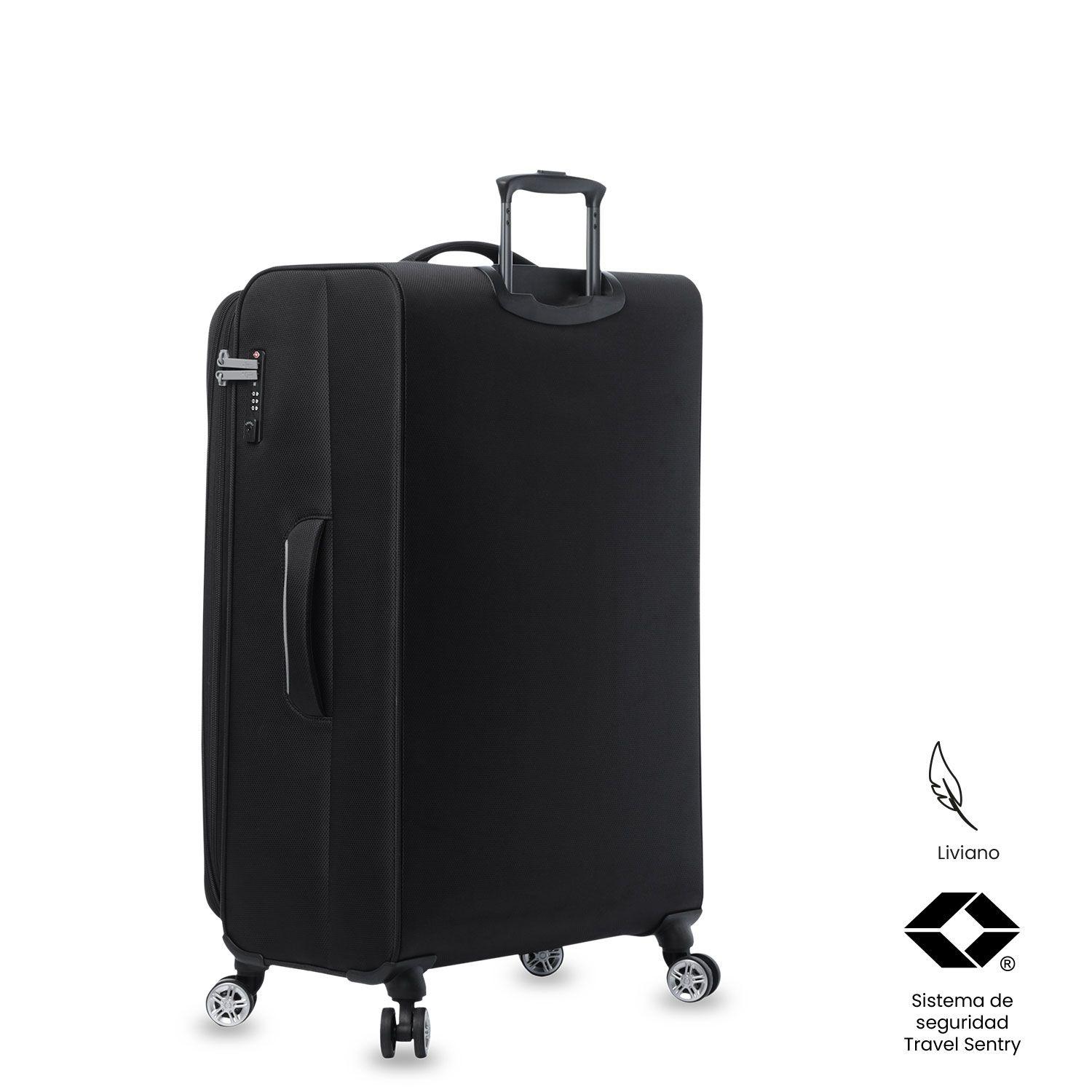 Maleta de Viaje 23 Kg 360 Liviana Bodega Negra Totto-4