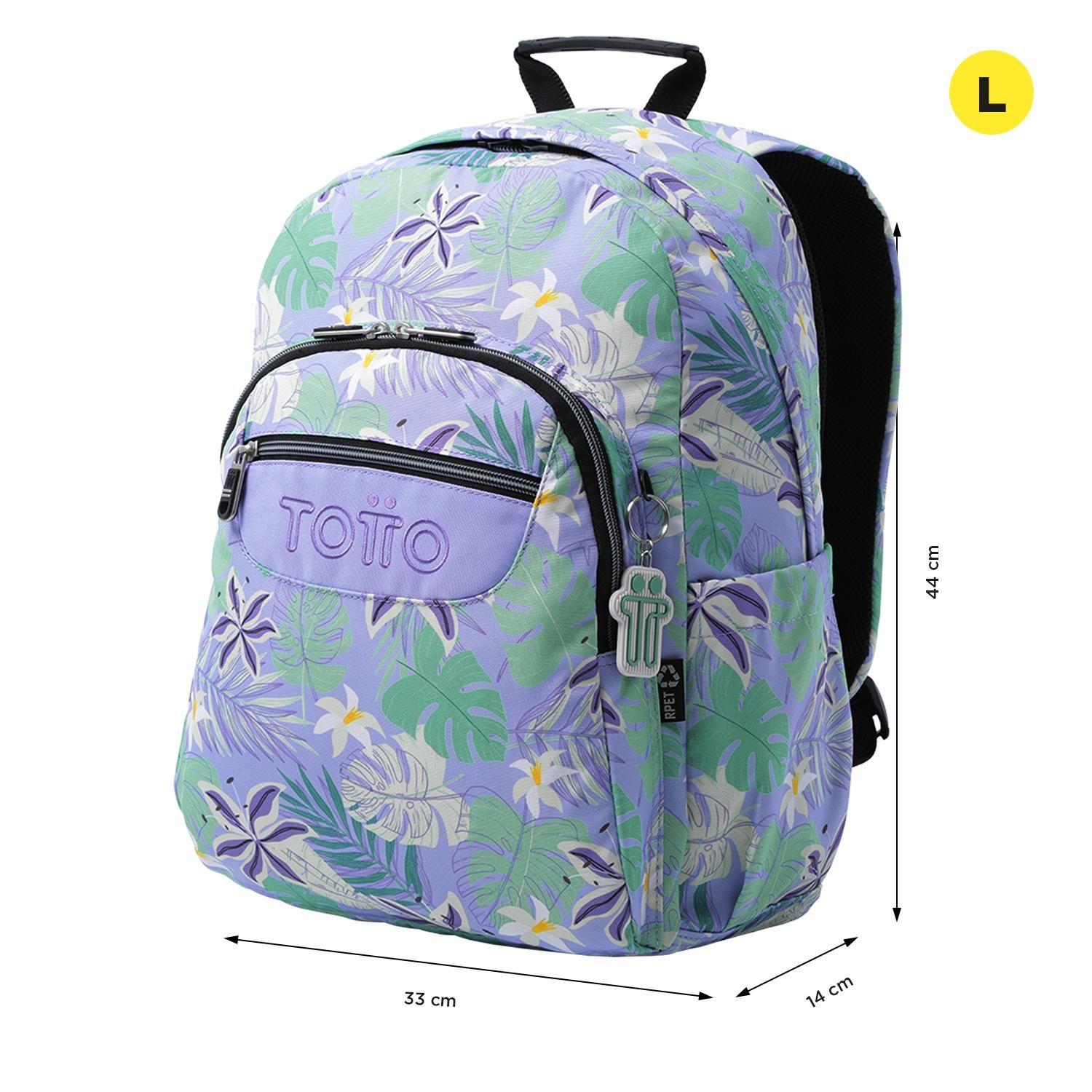 Mochila Urbana Escolar Acuarela Morado-2