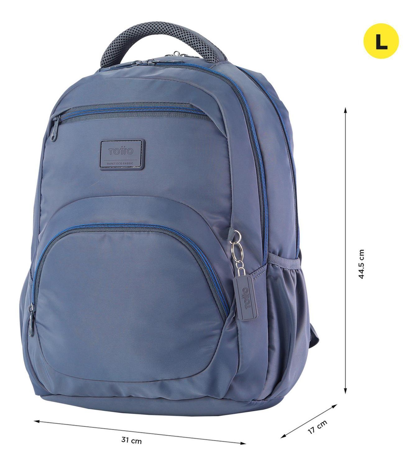 Mochila Hombre Totto Tracer 4 Rpet Gris Folkstone Gray-2