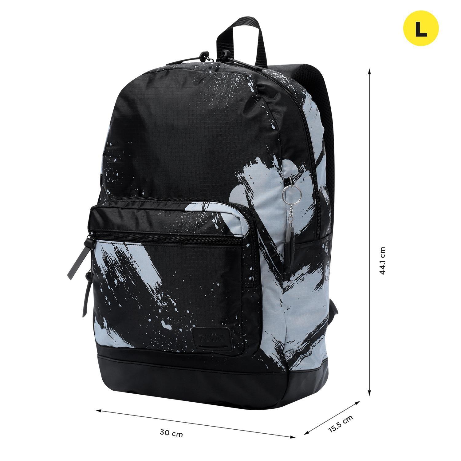 Mochila Urbana Tocax Negro Hombre-2
