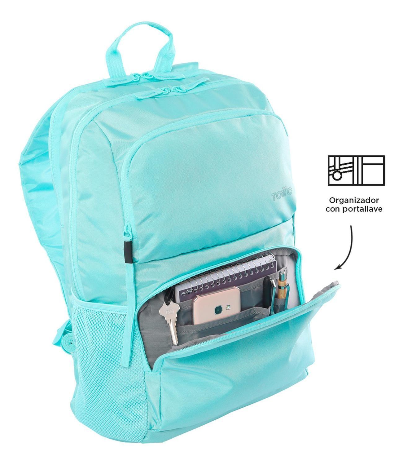 Mochila Mujer Totto Cloud Azul Limpet Shell-5