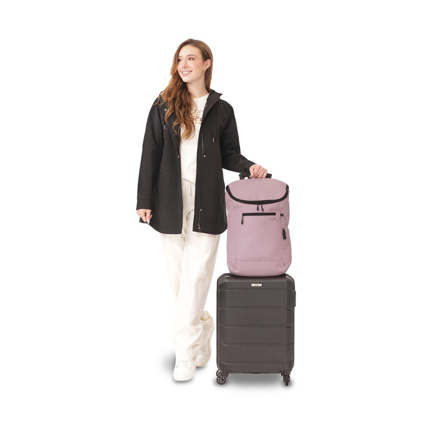 Mochila Ejecutivo Porta PC 15" Rap Rosado Mujer-6