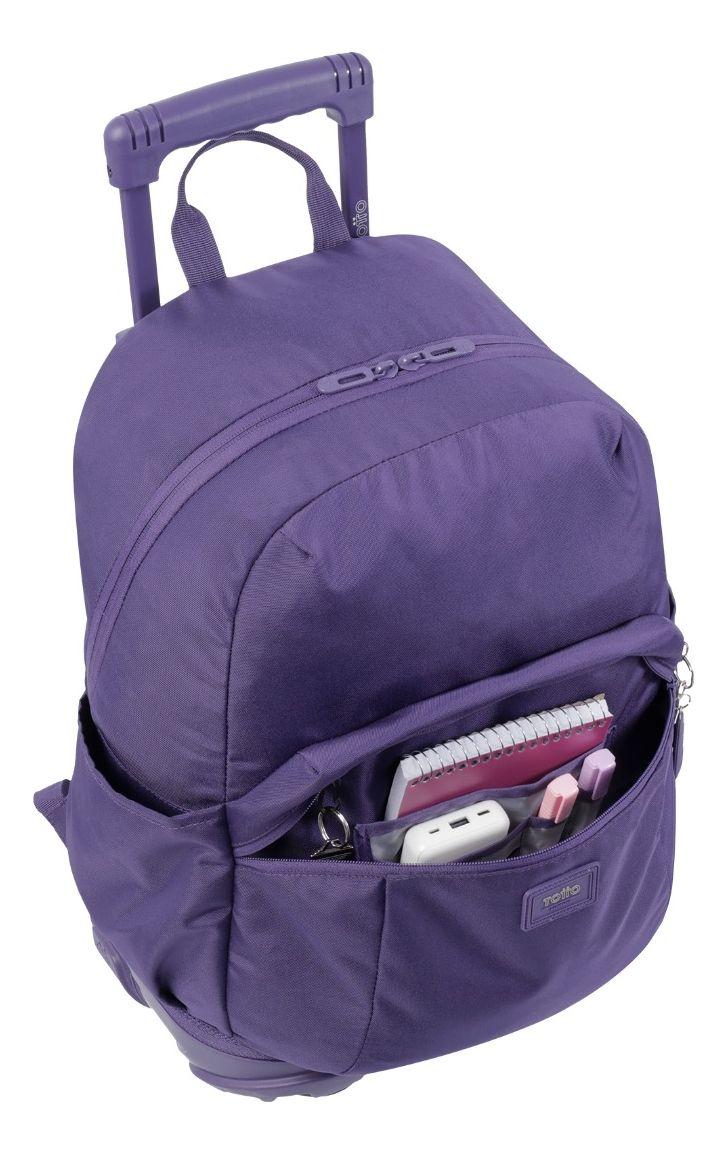 Mochila Urbana Notebook Escolar Ruedas Totto Classic Trik-4