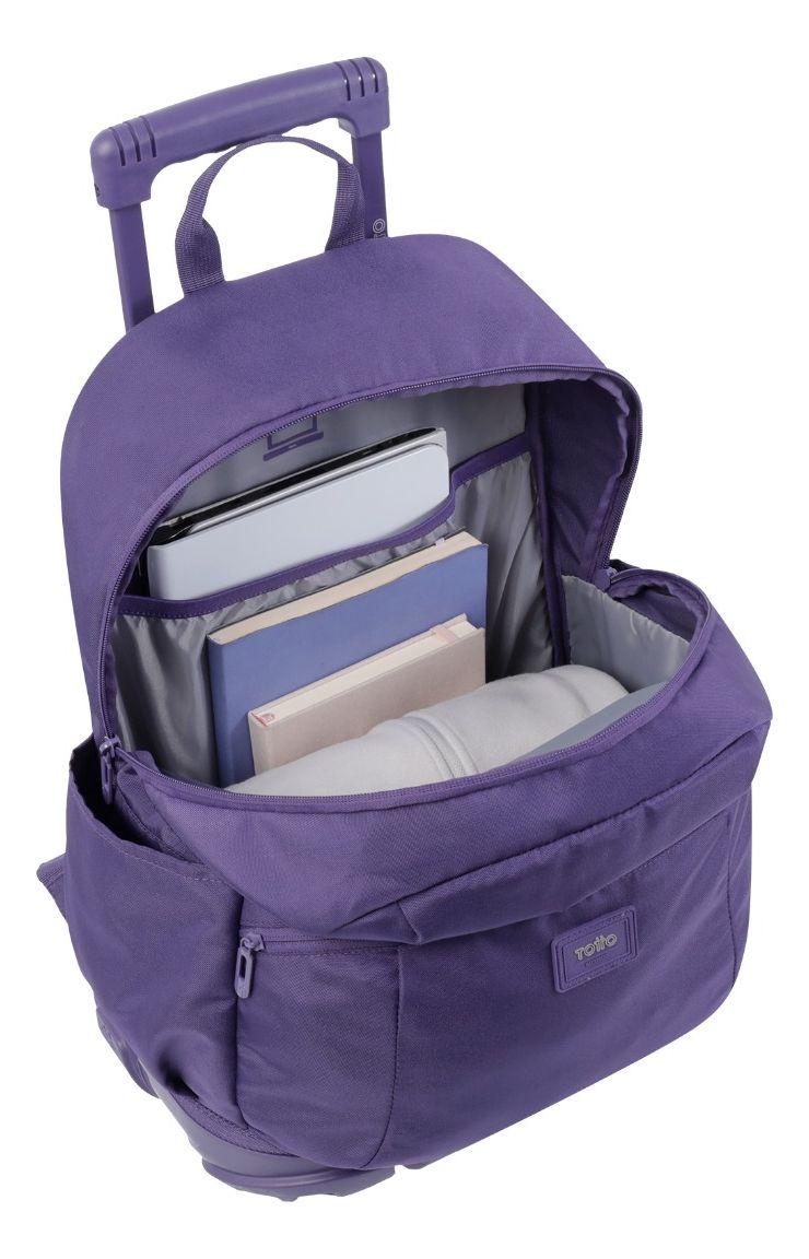 Mochila Urbana Notebook Escolar Ruedas Totto Classic Trik-5