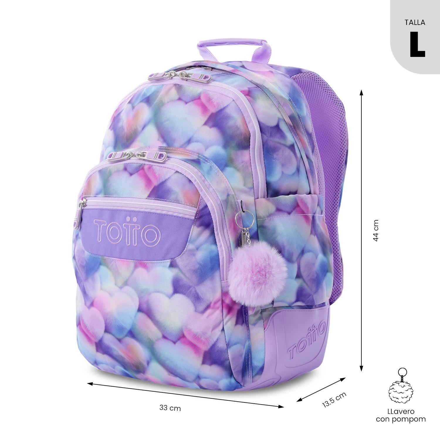 Mochila Escolar Notebook 14" Rayol Morada  Totto-2