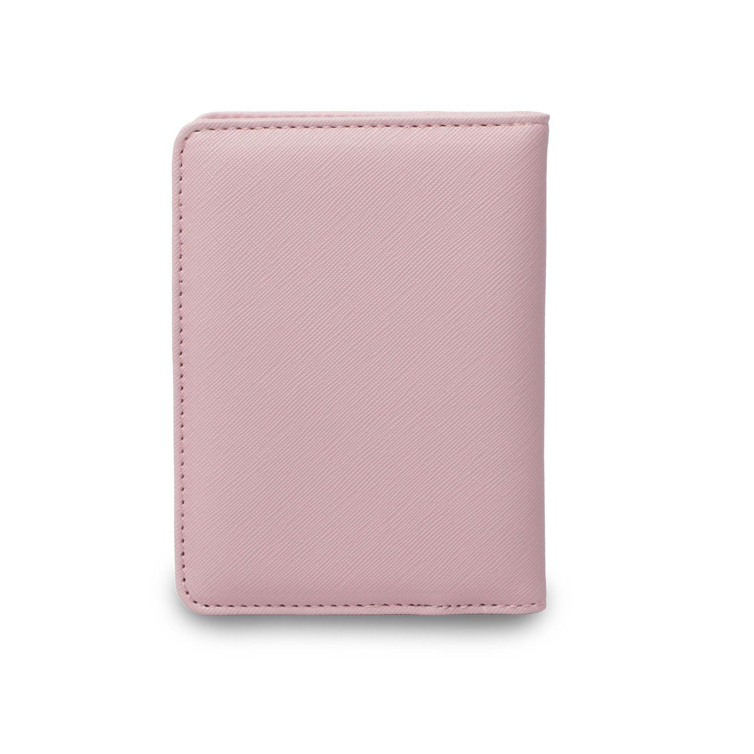 Portapasaporte Aron color Morado/Gris Pequeño-4