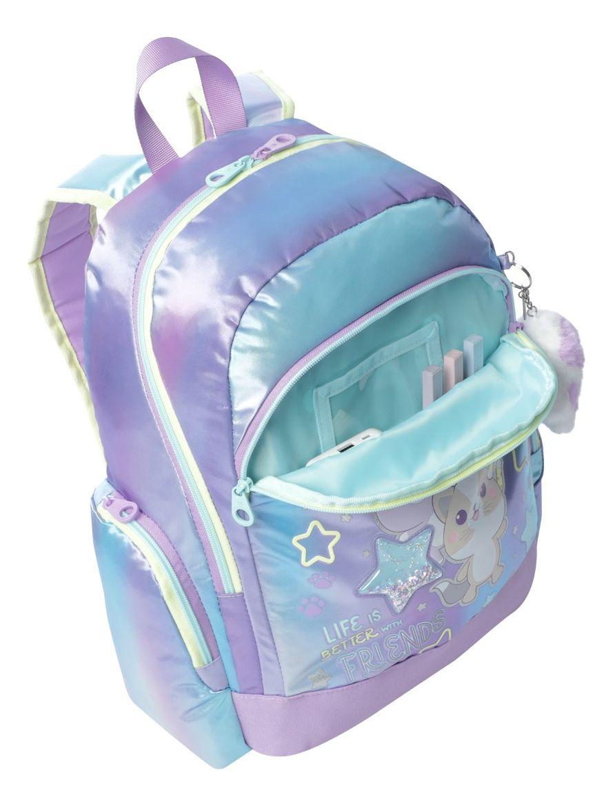 Mochila Escolar Infantil Totto Classic Friends Rpet 14 Niña-4
