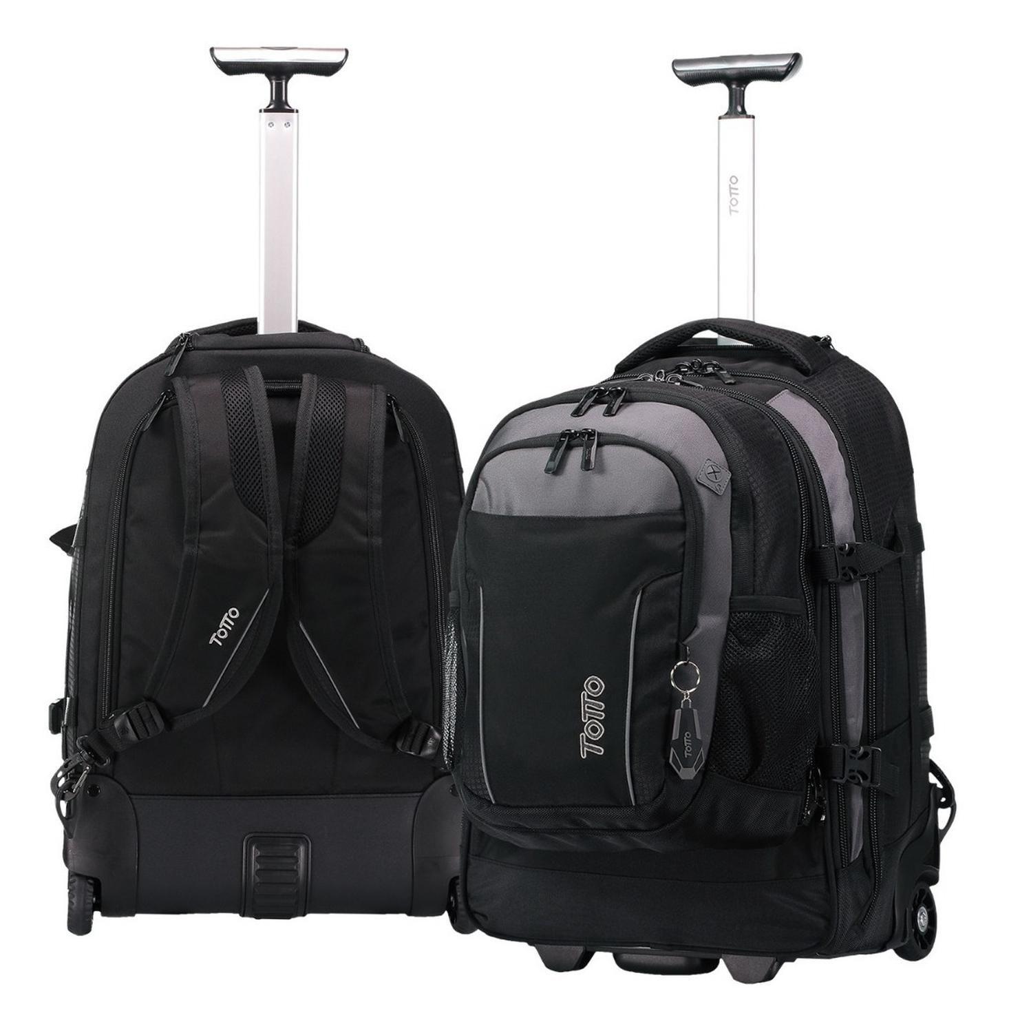 Mochila Con Ruedas Viaje Boroz Negro-3