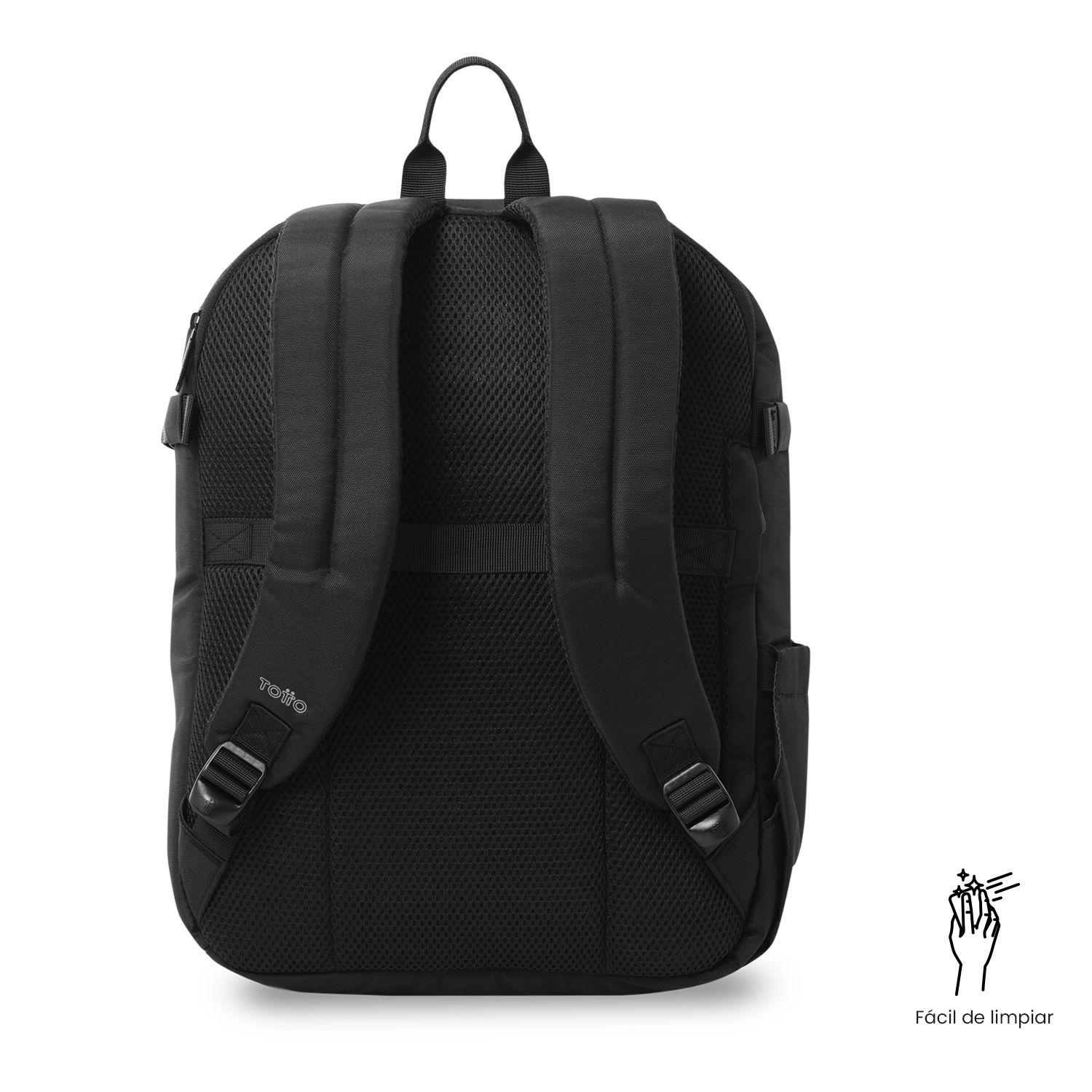 Mochila de Viaje Grande Crew Negro-5
