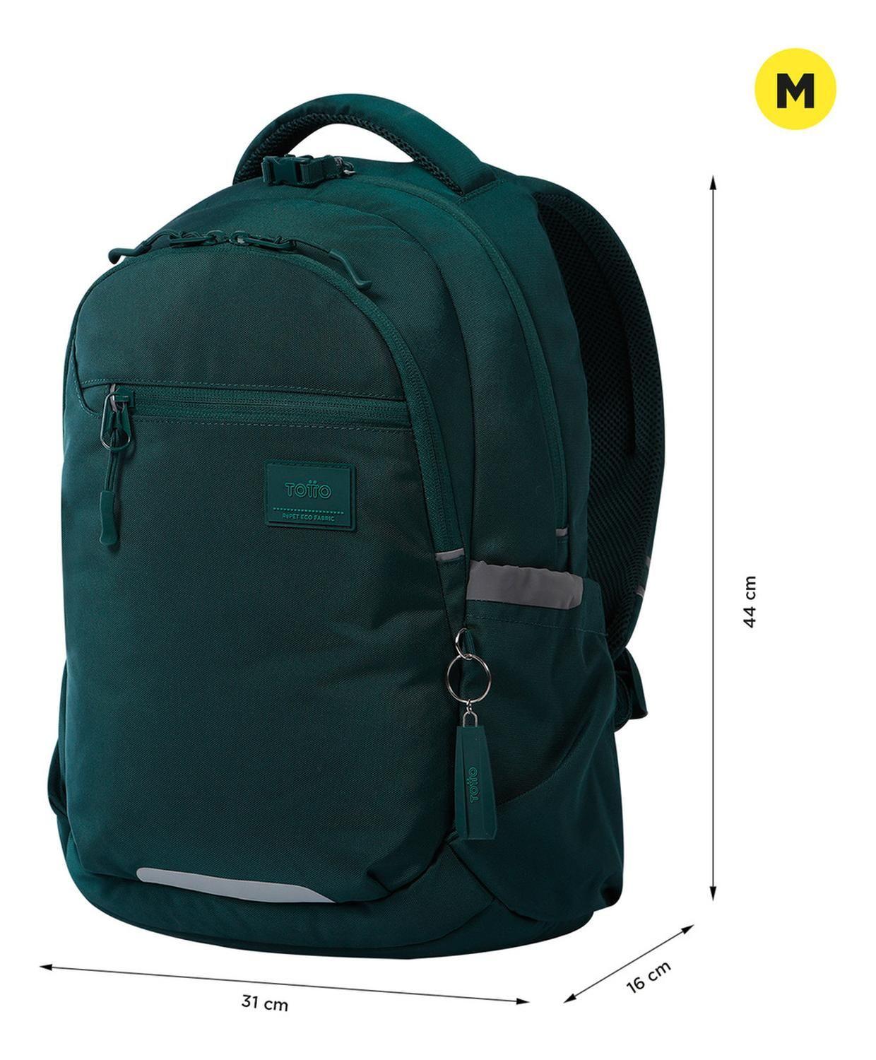 Mochila Ejecutiva Hombre Totto Misisipi Verde Bistro Green-2