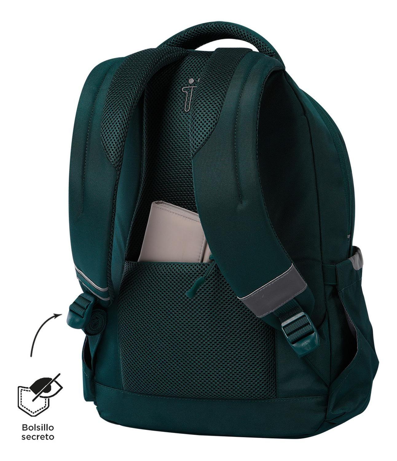 Mochila Ejecutiva Hombre Totto Misisipi Verde Bistro Green-7