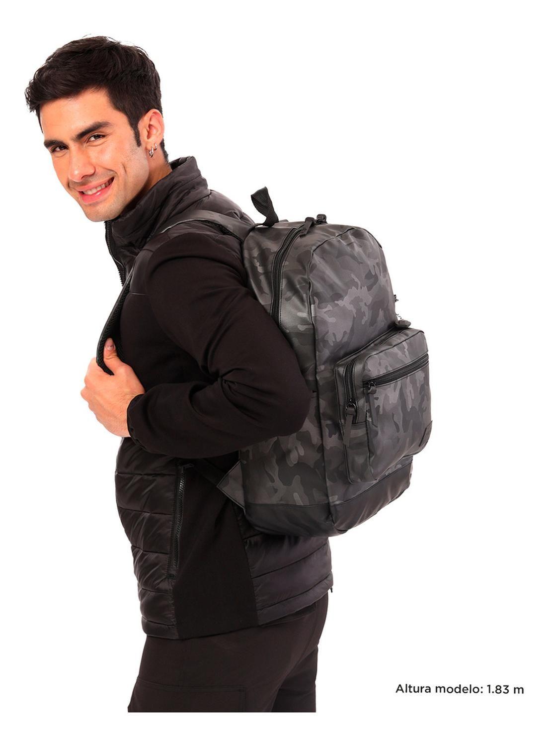 Mochila Hombre Totto Tocax Gris Mallal Gray-1