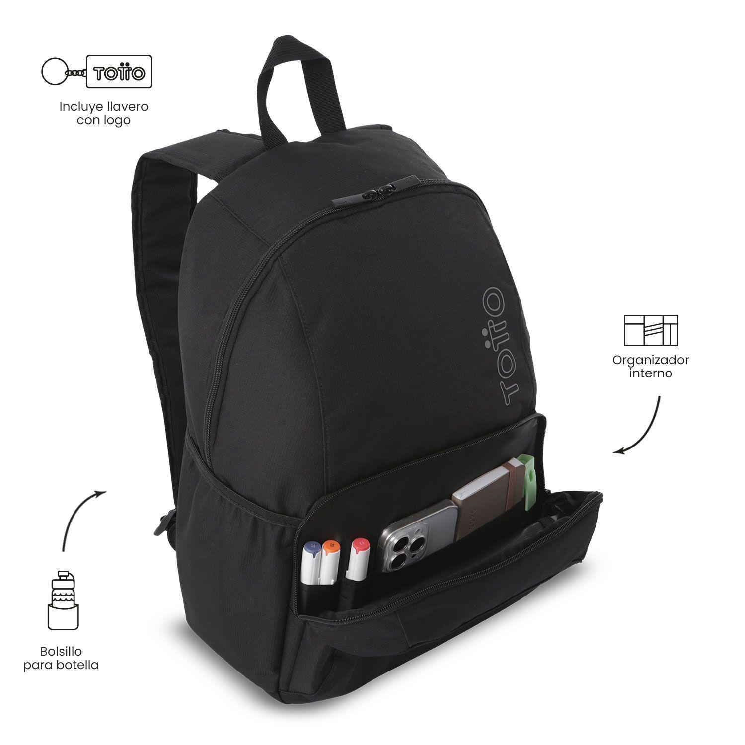 Mochila Universitario  Ometto 2.0 Porta PC 14" Negro-5