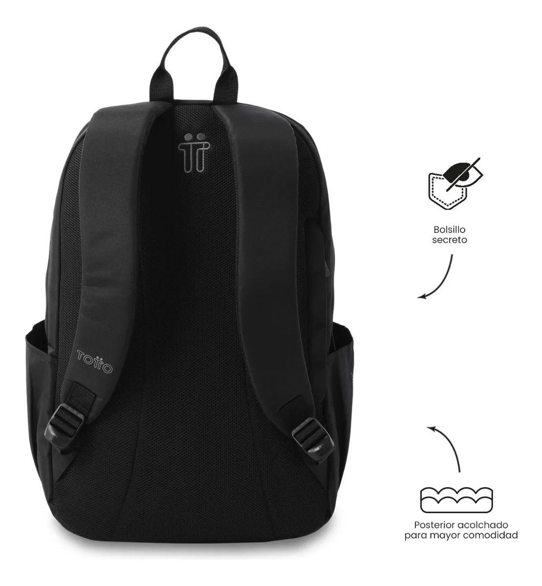 Mochila Universitario  Trik 2.0 Porta Pc 15  Negro-3
