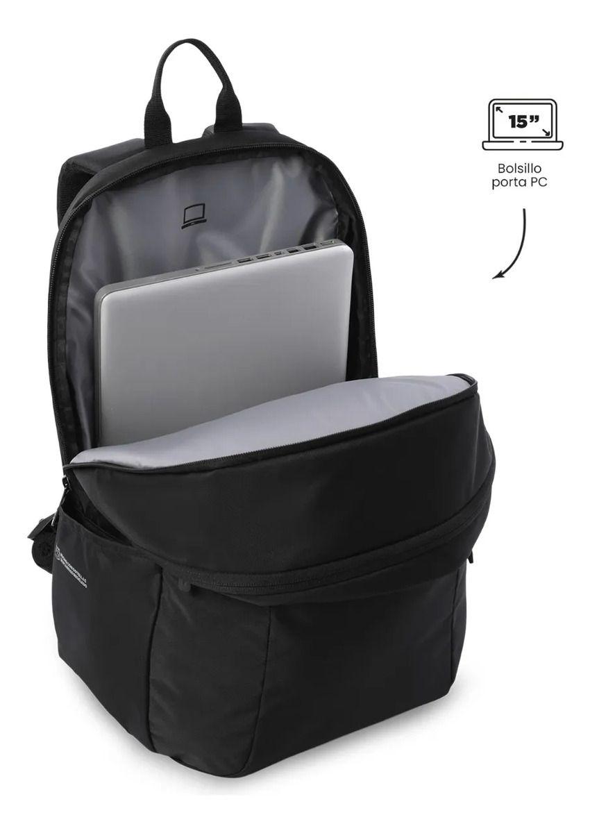 Mochila Universitario  Trik 2.0 Porta Pc 15  Negro-4