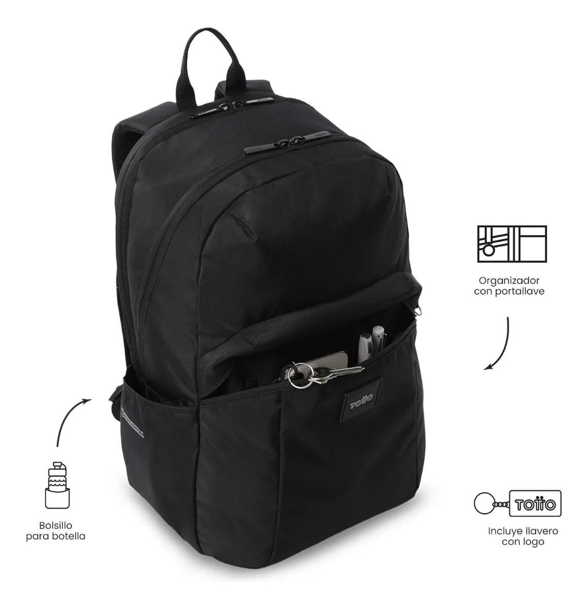 Mochila Universitario  Trik 2.0 Porta Pc 15  Negro-5