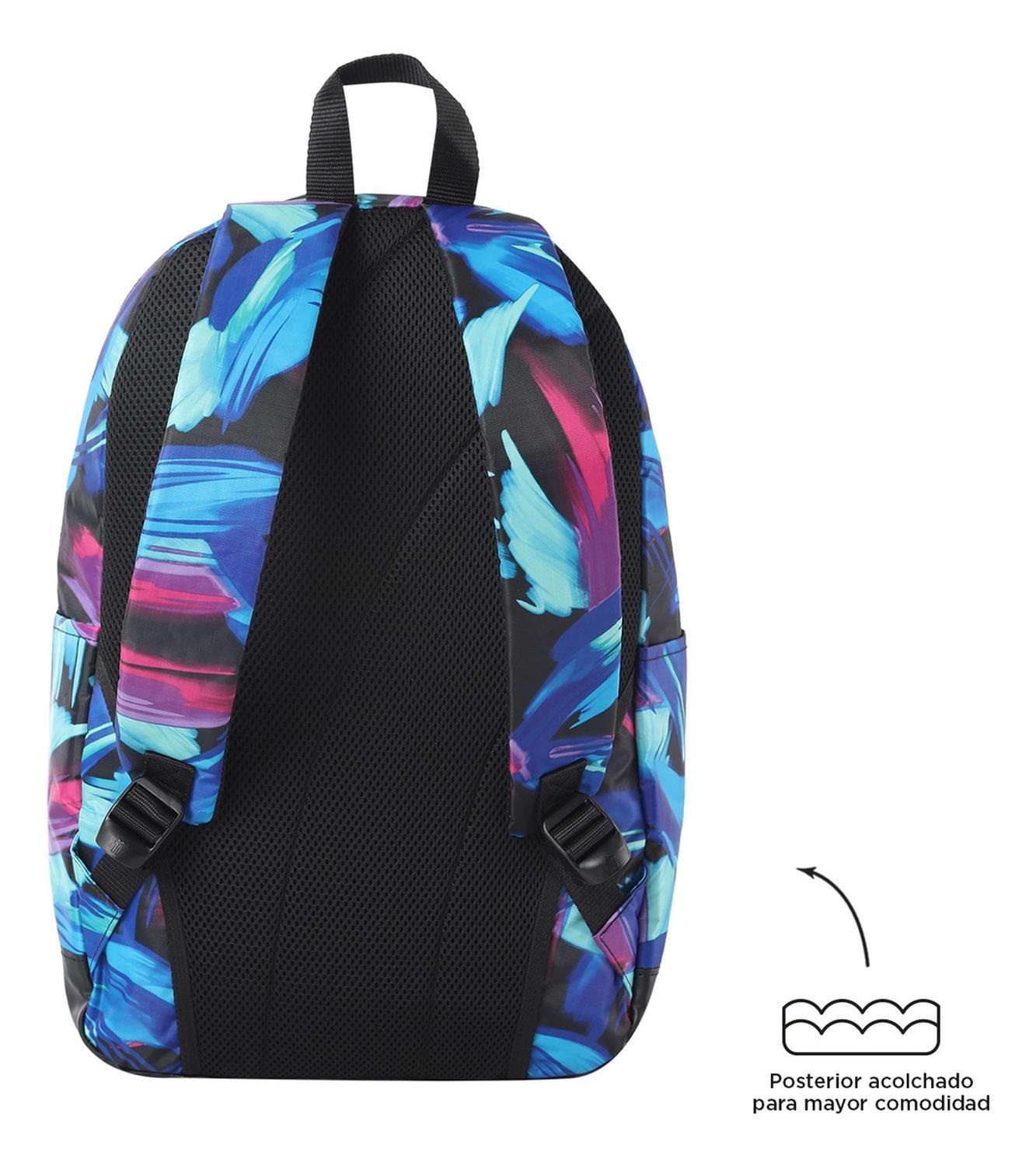 Mochila Mujer Totto Tocax Negro Pintu Black-3