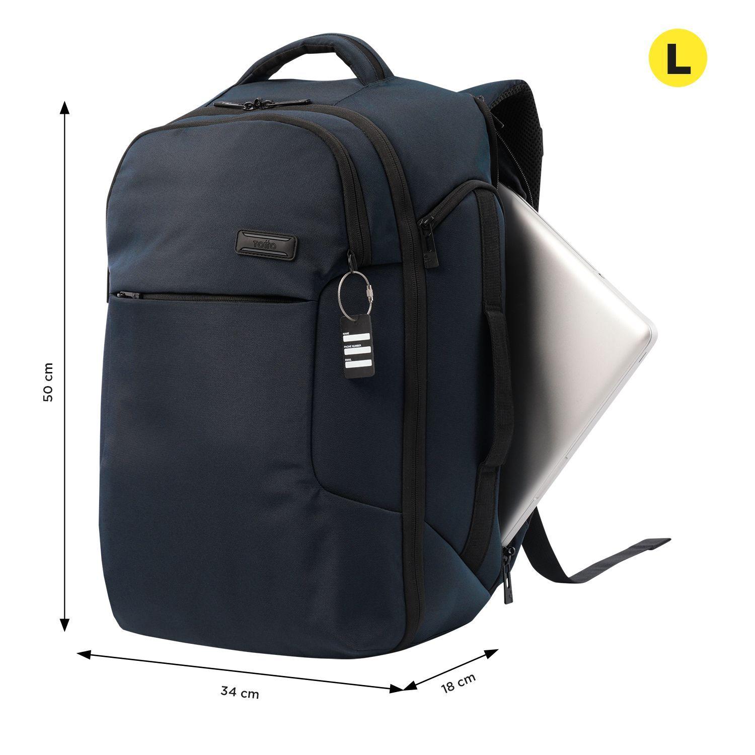 Mochila de Viaje Multiuso Convey 2.0 L Azul Totto-3