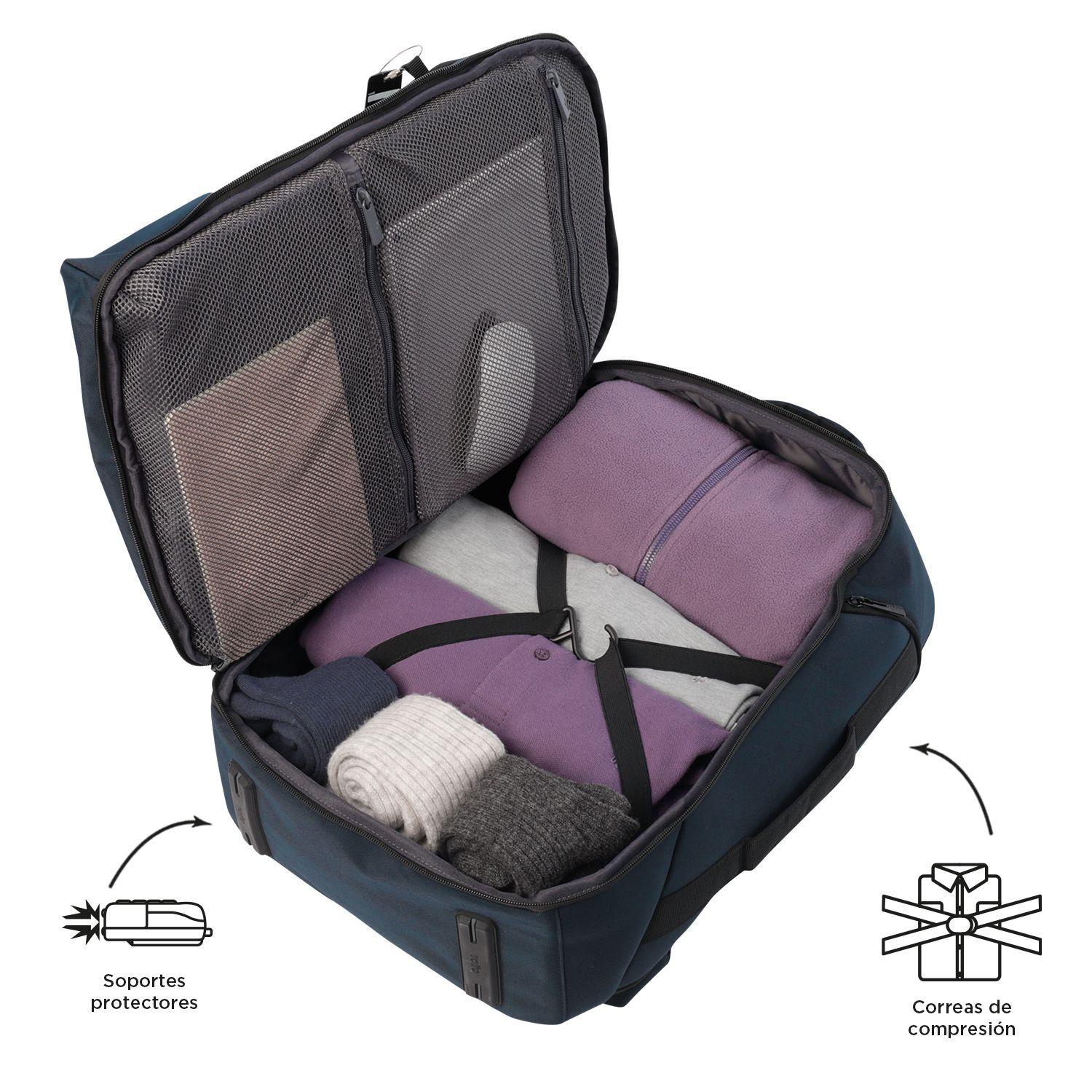 Mochila de Viaje Multiuso Convey 2.0 L Azul Totto-4