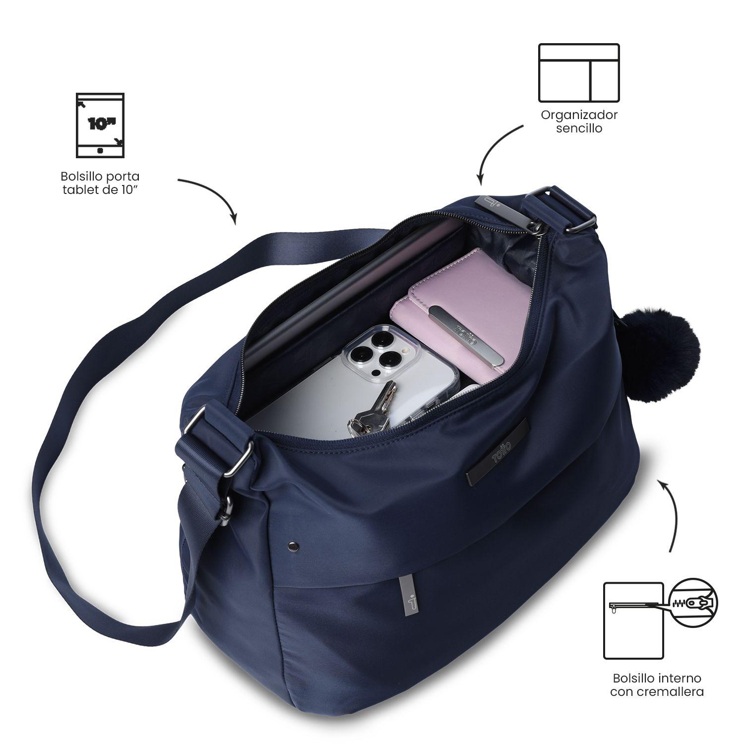 Cartera Mujer Adelaide 1 2.0 Azul Totto-4