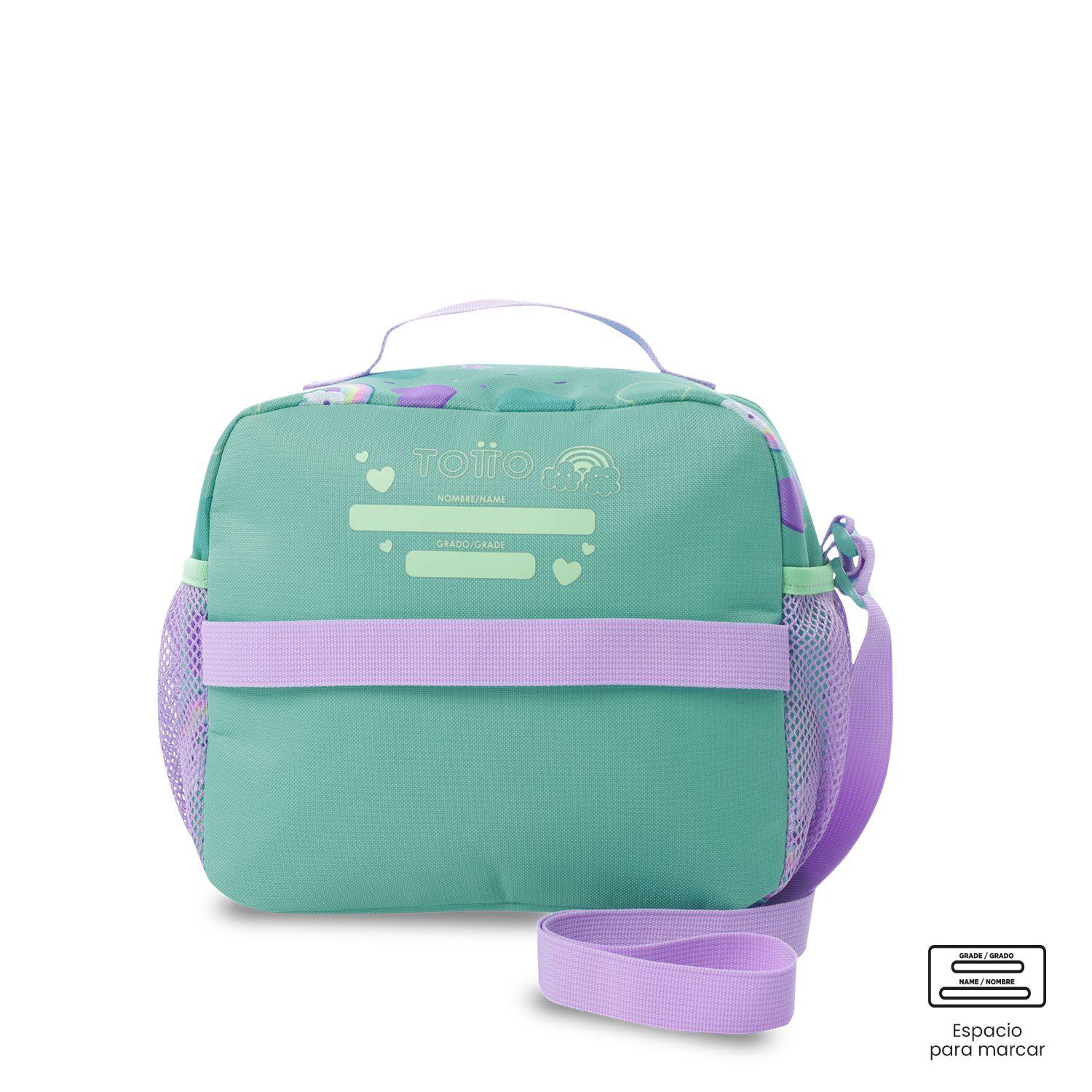 Lonchera Térmica Escolar Niña Little Magic Grande Azul Totto-4