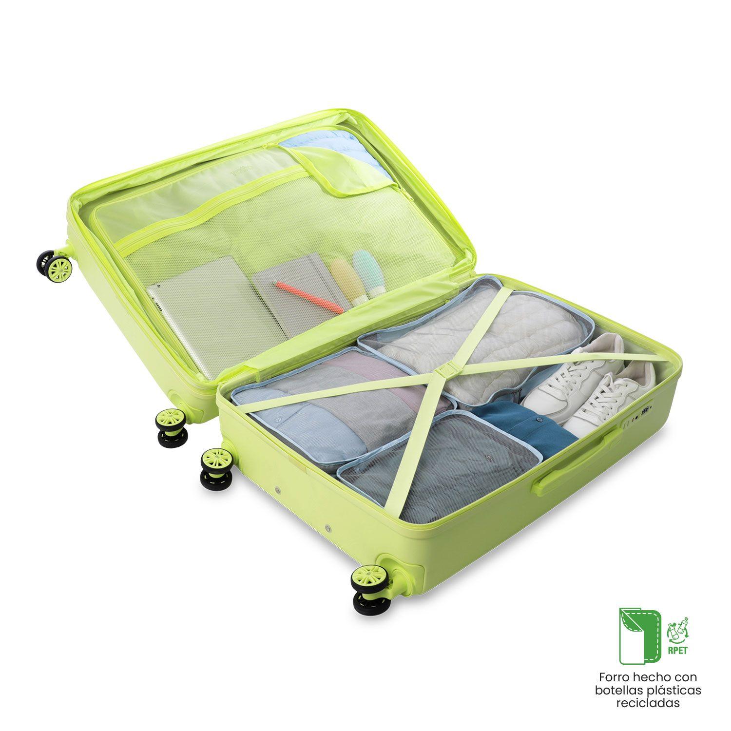 Maleta de Viaje 23 Kg 360 Bazy+ 2.0 Bodega Verde  Totto-3