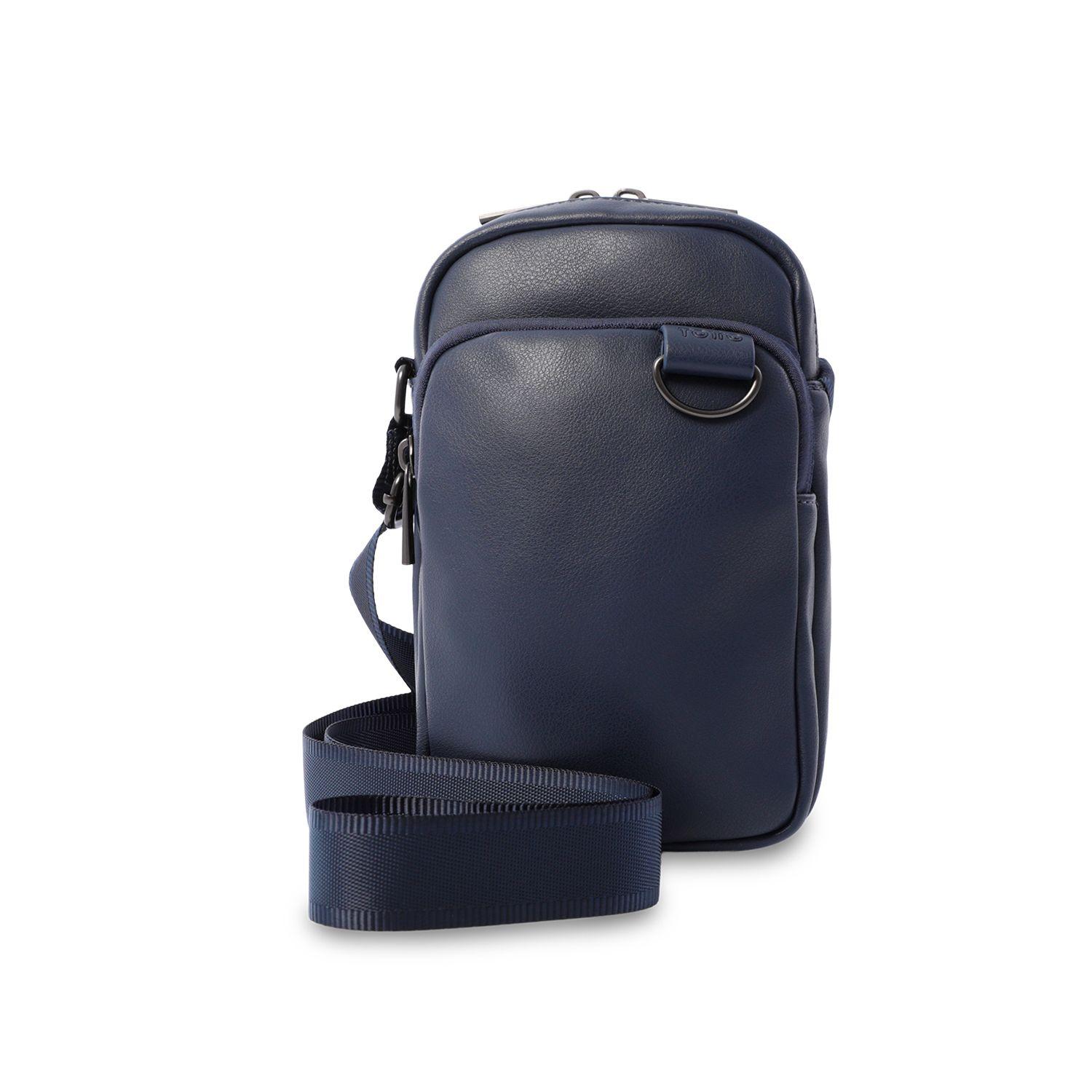 Bolso para Hombre Indi tipo Crossbody Pequeño Azul-0