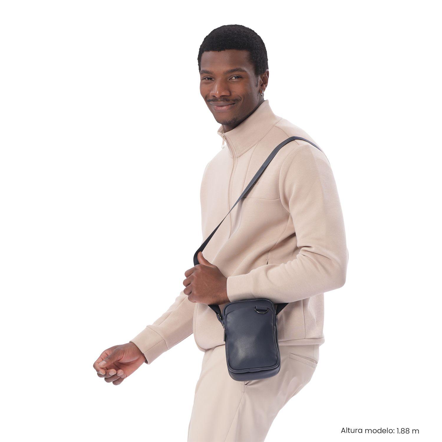 Bolso para Hombre Indi tipo Crossbody Pequeño Azul-1