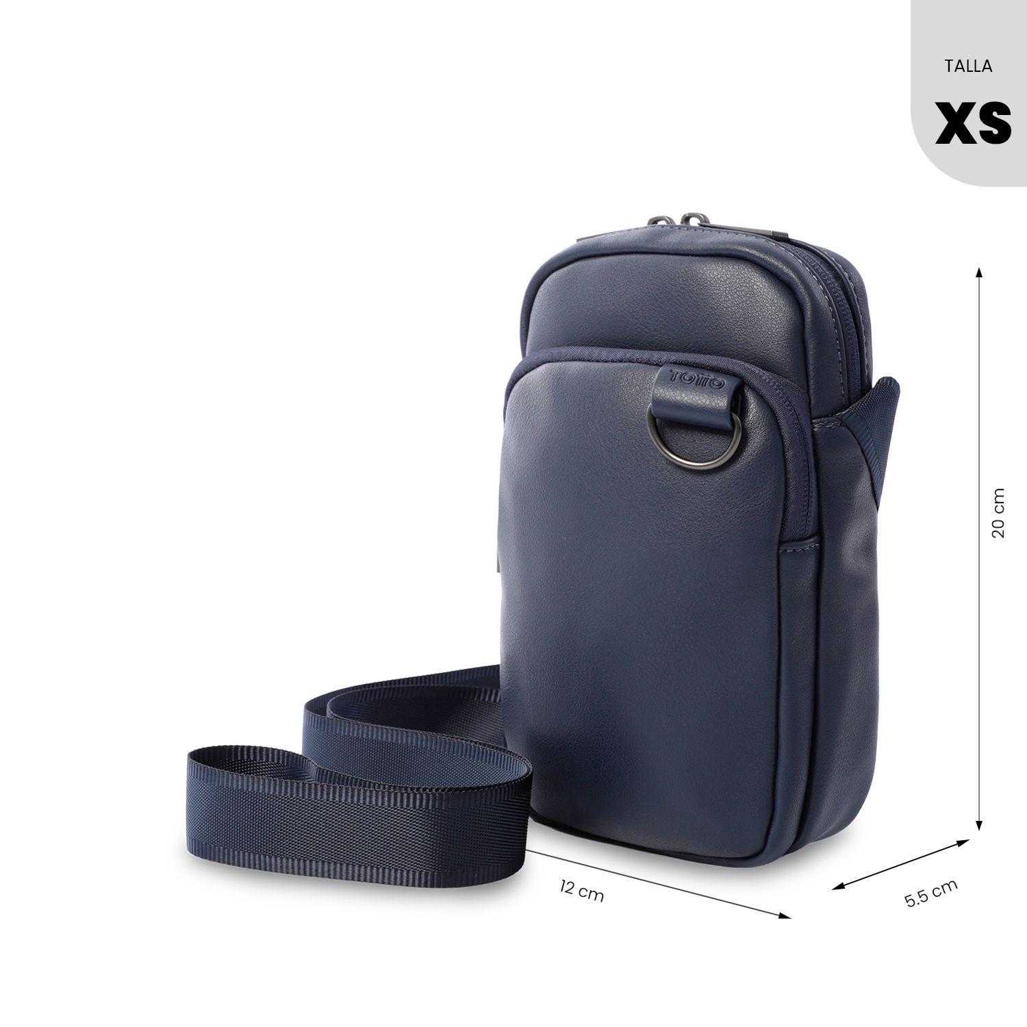 Bolso para Hombre Indi tipo Crossbody Pequeño Azul-2