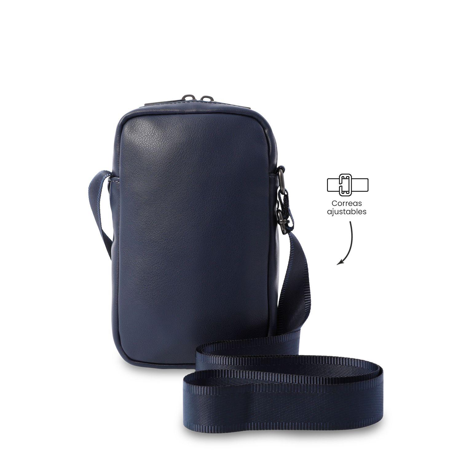 Bolso para Hombre Indi tipo Crossbody Pequeño Azul-3