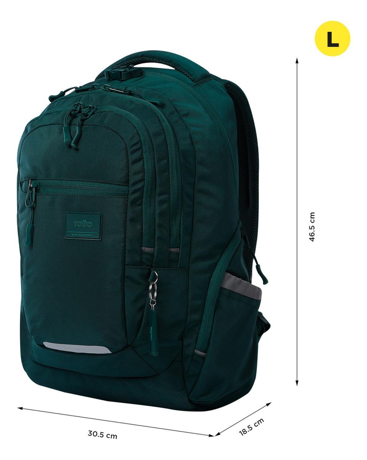 Mochila Ejecutiva Hombre Totto Eufrates Bistro Green-2