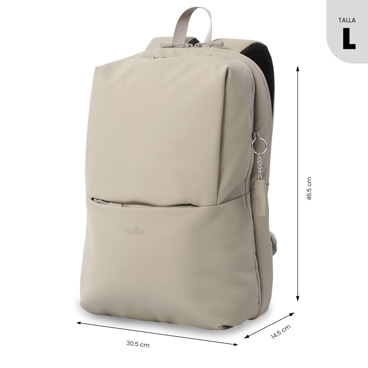 Mochila Ejecutivo Porta PC 14" Vania Café-2
