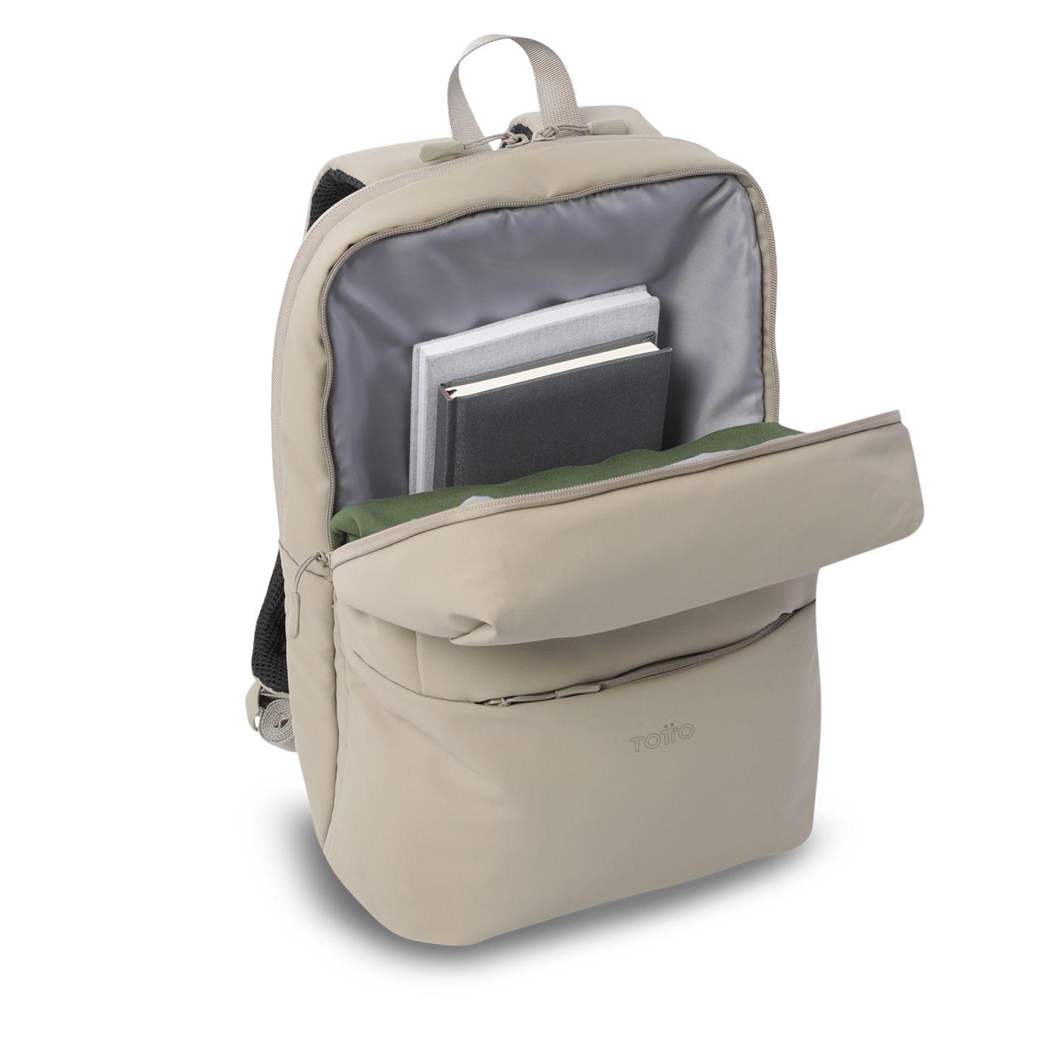 Mochila Ejecutivo Porta PC 14" Vania Café-5