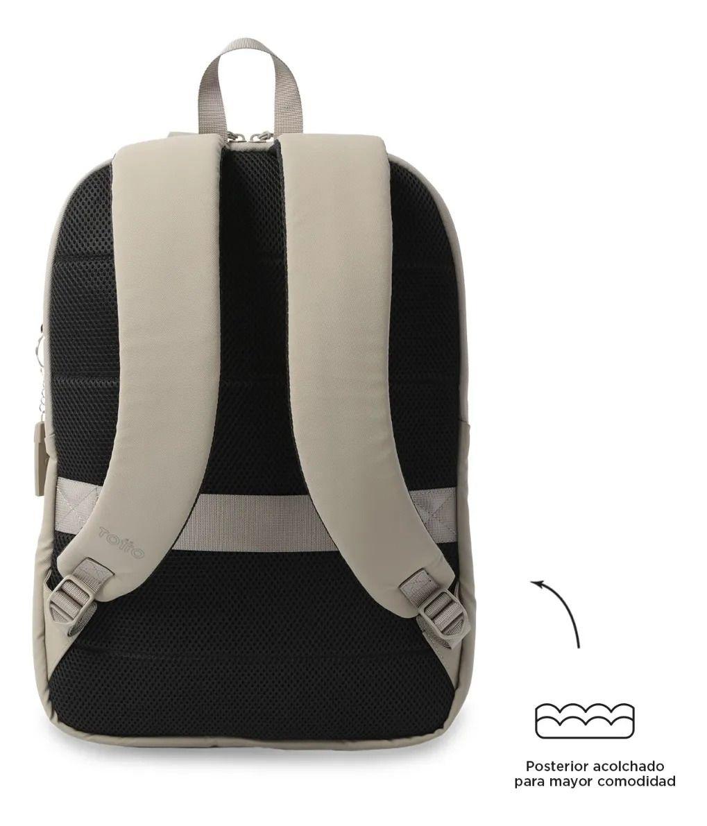Mochila Ejecutivo Porta Pc 14  Vania Café-3