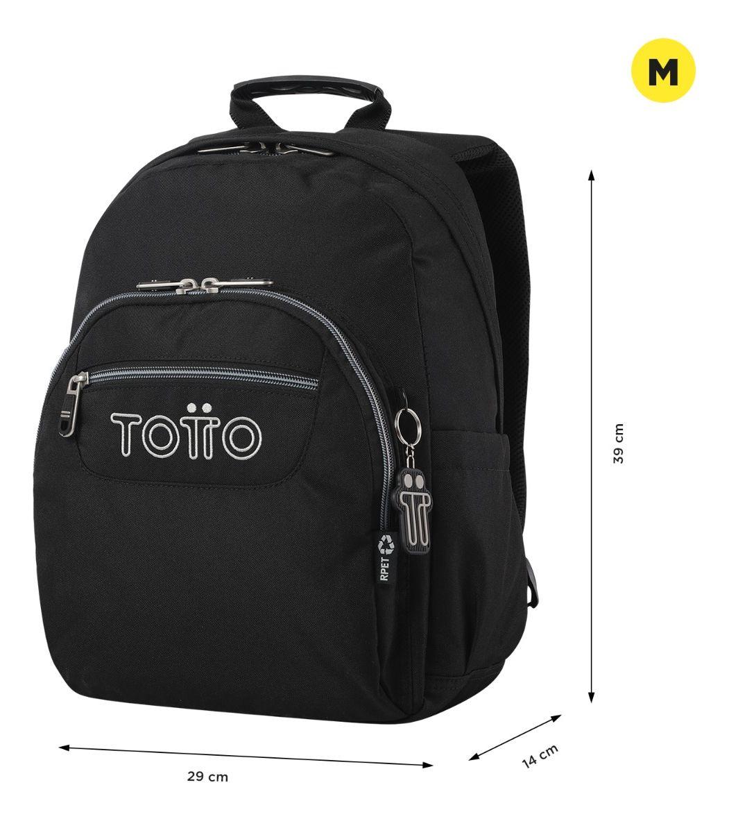 Totto Mochila Notebook Escolar Niña Impermeable Eco018-2
