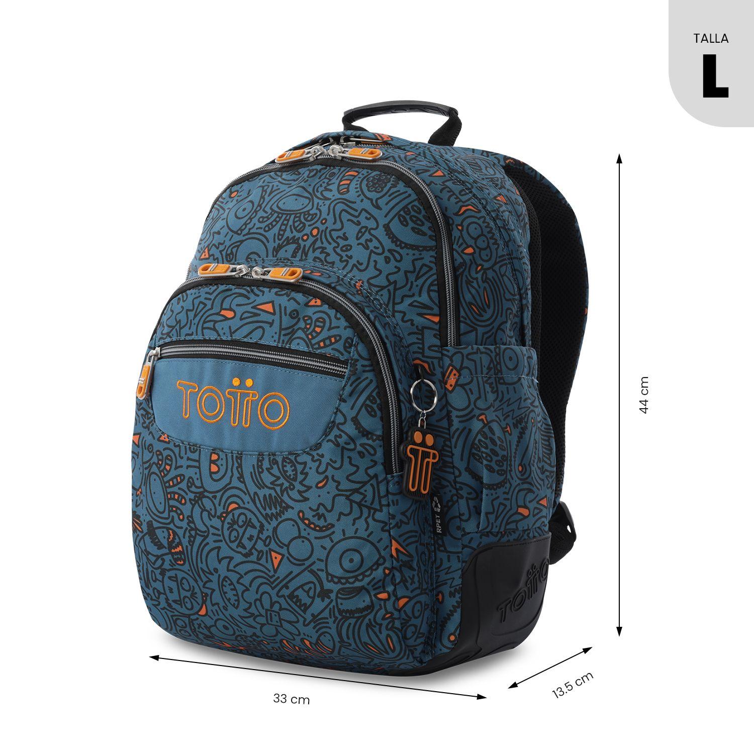 Mochila Escolar Notebook 14" Rayol Azul  Totto-2
