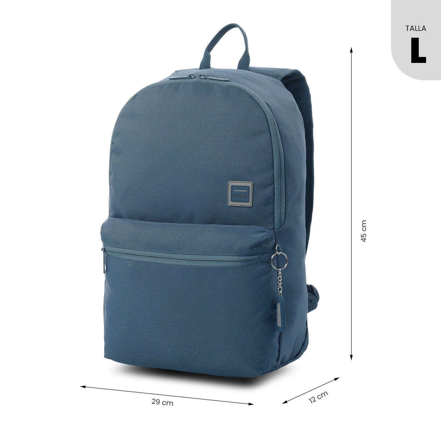 Mochila Universitaria Dragonar Porta Notebook 15" Azul-2
