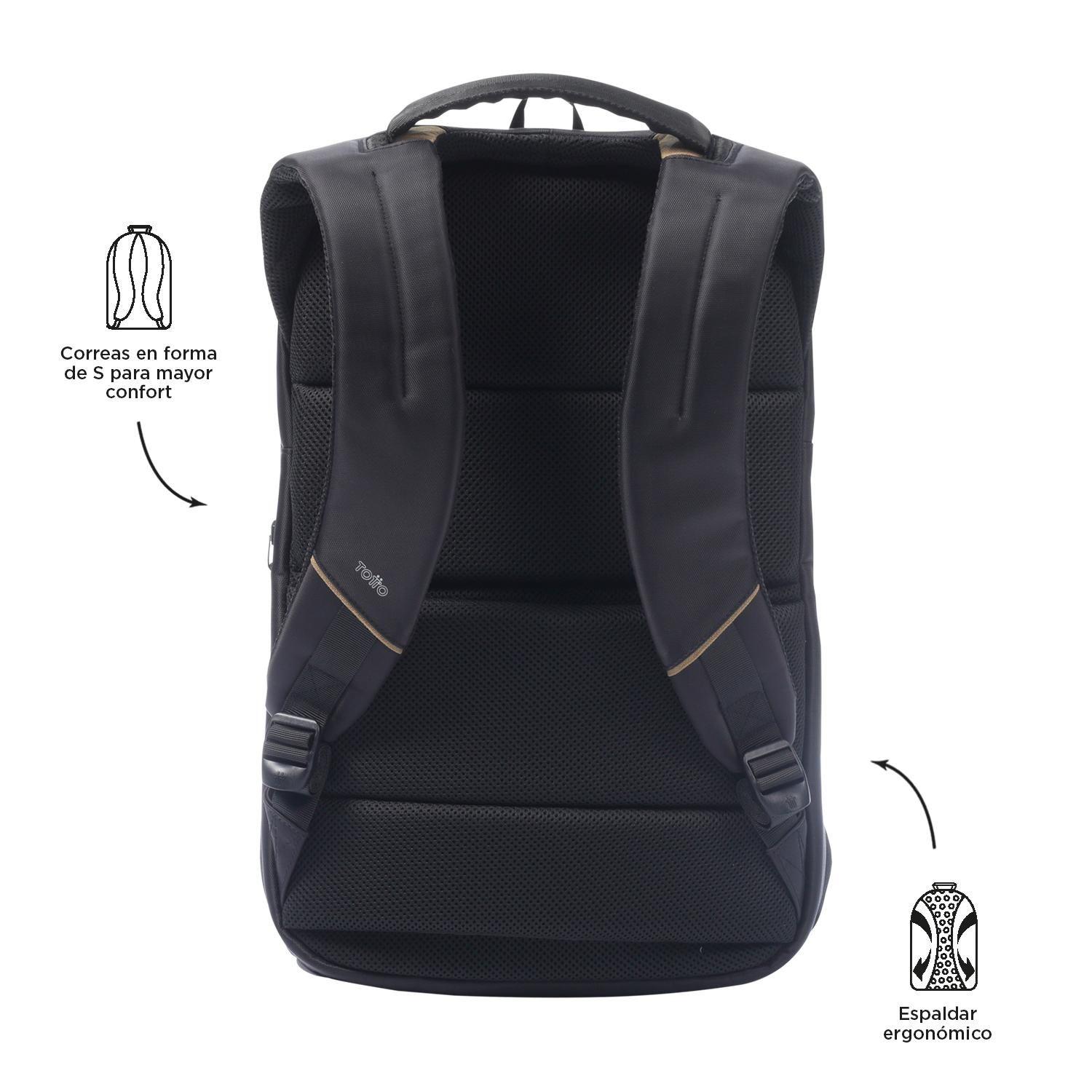 Mochila Notebook 16" Kano Negro Hombre-3