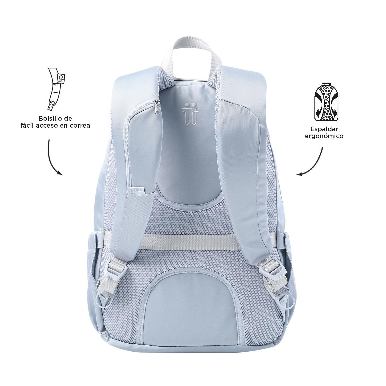 Mochila Notebook 14" Goctal Twill 2.0 Azul Mujer-3