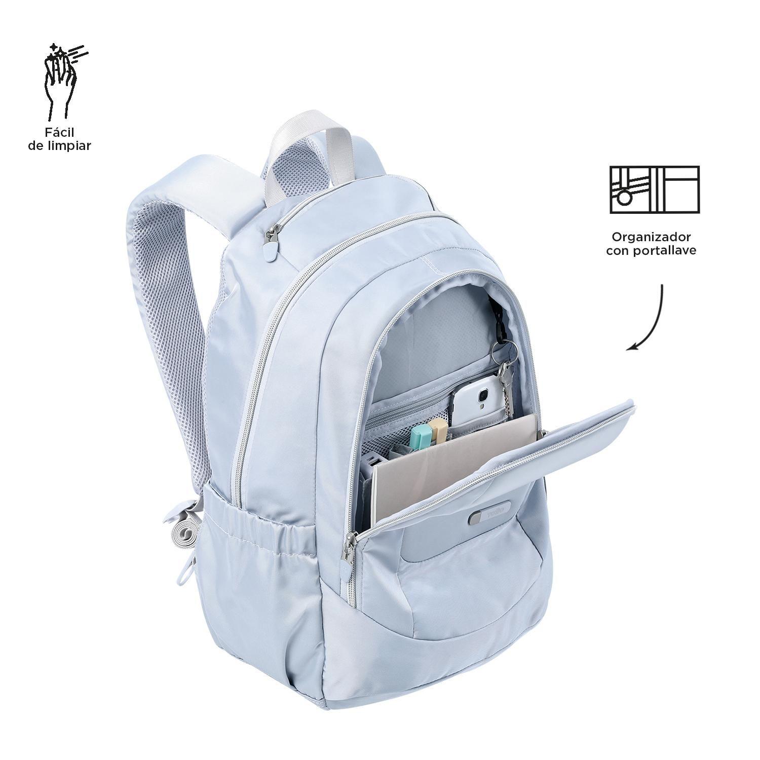 Mochila Notebook 14" Goctal Twill 2.0 Azul Mujer-5