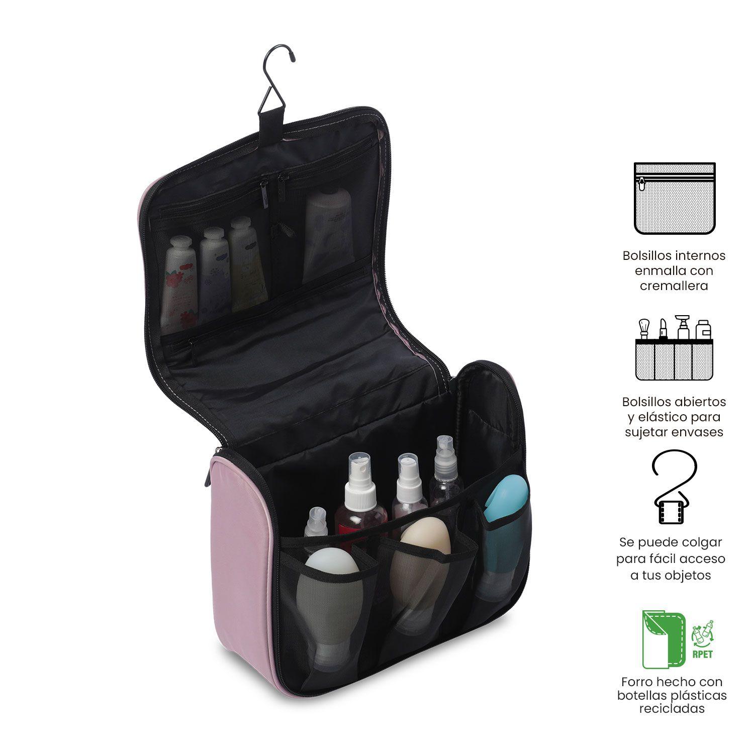 Organizador De Baño Para Viaje Weekender 2.0 Rosado-3