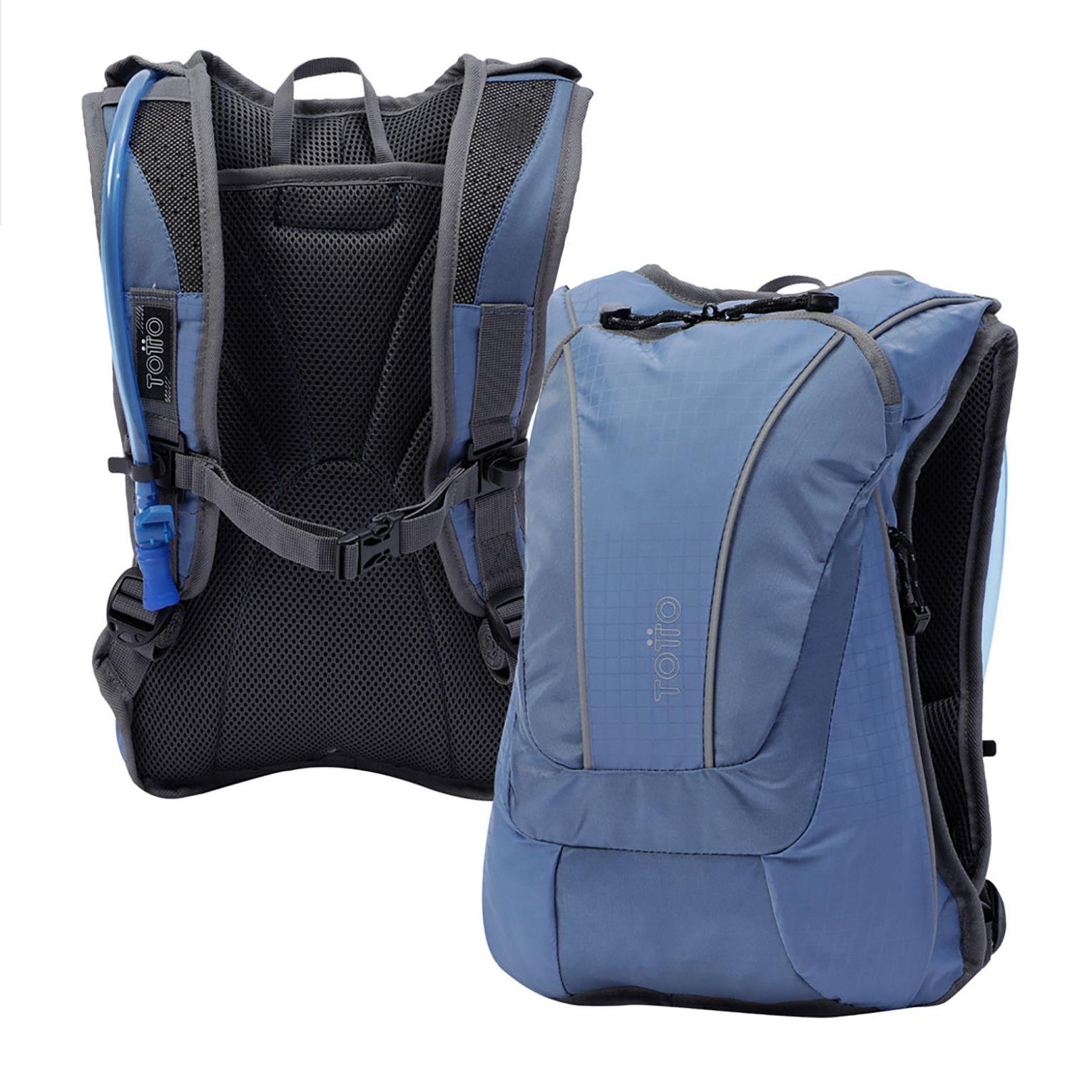 Mochila Outdoor Totto Tera Mediana Azul-6