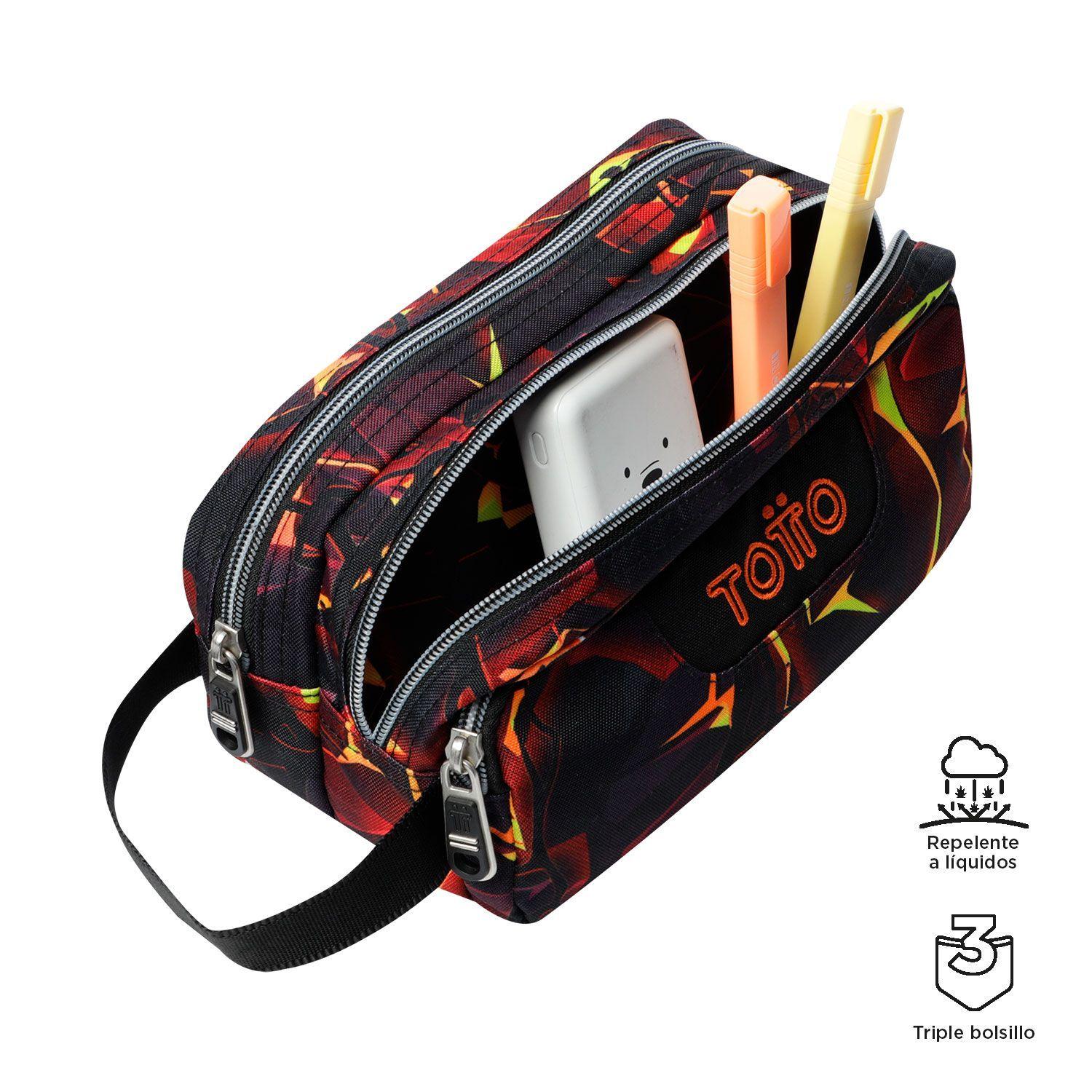Estuche Escolar Agapeg Totto con Diseño Compacto y Gran Capacidad-2
