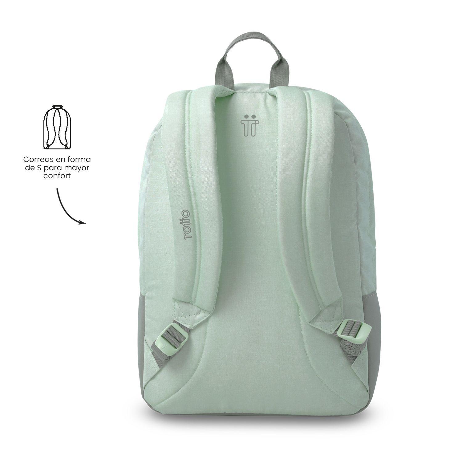Mochila Universitario  Toluca 2.0 Porta PC 16" Verde-3