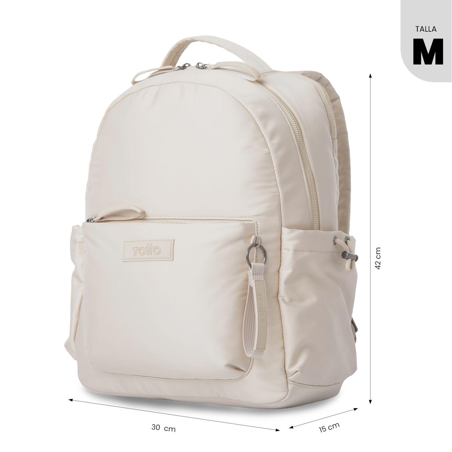 Mochila Universitario Estambul Porta PC 14" Beige Mujer-2