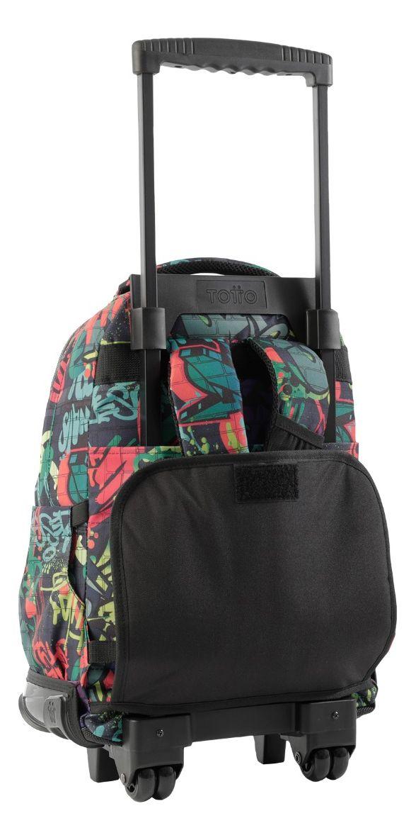 Mochila Ruedas Totto RPET Grande Notebook 15.4" Escolar Niño-3