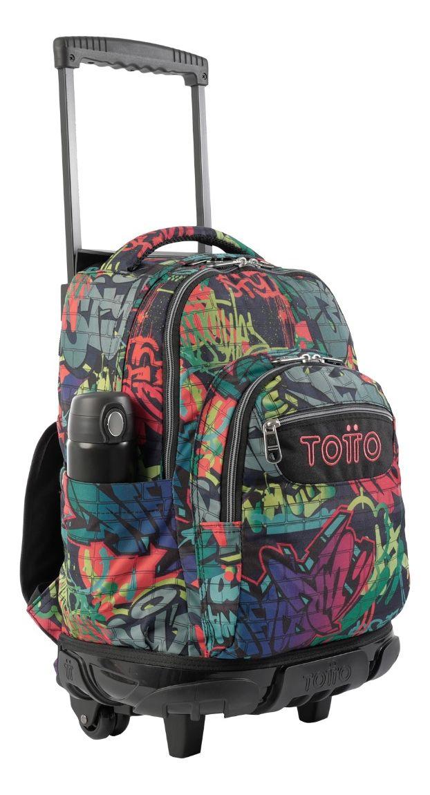 Mochila Ruedas Totto RPET Grande Notebook 15.4" Escolar Niño-4